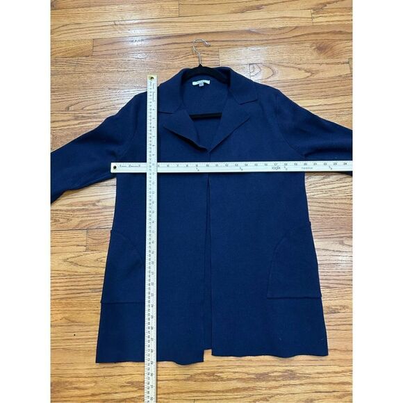 Sioni Women’s Size Large Classic Elegant Open Front Knit Blazer with Pouch Pocke - Picture 4 of 6